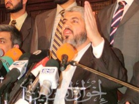 المؤتمر الصحفي لخالد مشعل بفندق شبرد