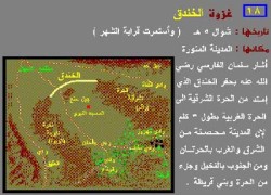 خرائط غزوات الرسول