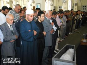 قيادات الإخوان في جنازة د. شهوان