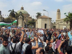 مظاهرات الجامعات المصرية لنصرة القدس