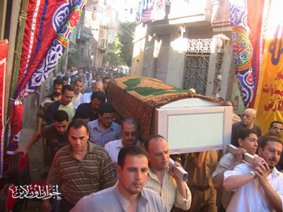 جنازة زوجة الحاج لاشين أبو شنب