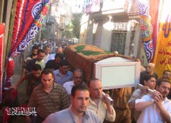 جنازة زوجة الحاج لاشين أبو شنب