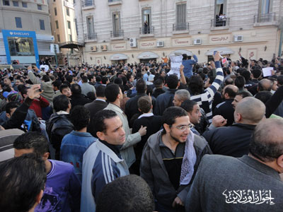 مظاهرات الغضب في الإسكندرية والبحيرة