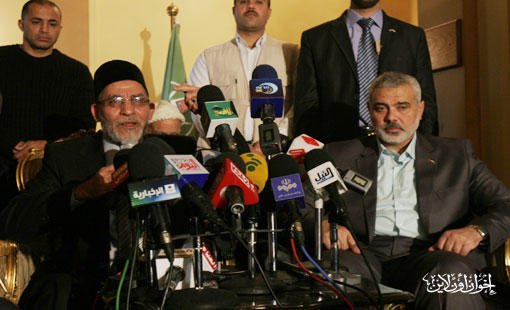 زيارة إسماعيل هنية لمكتب الإرشاد