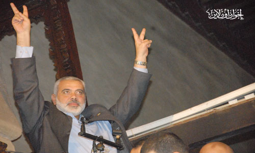 إسماعيل هنية في مليونية الأقصى في الأزهر