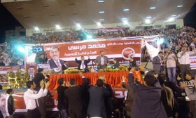 مرسي والشاطر في المنصورة