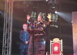 مؤتمر الدكتور مرسي أمام جامعة القاهرة