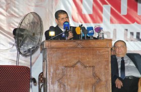 المؤتمر الجماهيري للدكتور محمد مرسي بحلوان