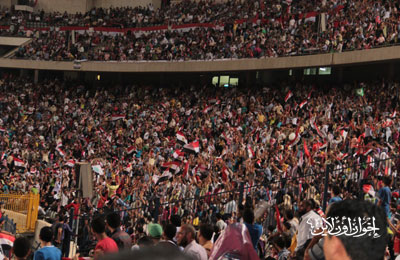 احتفالات نصر أكتوبر بإستاد القاهرة بحضور الرئيس مرسي