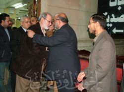 د. حبيب يستقبل السادة المعزين