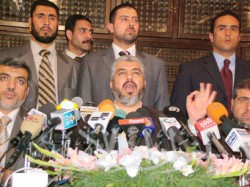 المؤتمر الصحفي لخالد مشعل بفندق شبرد