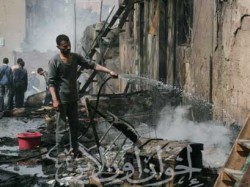 الأهالي قاموا بإطفاء الحريق قبل وصول قوات الإطفاء