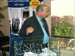 النائب محمد العدلي أثناء التصويت