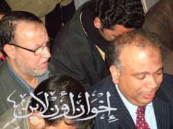 د. سعد الكتاتني ود. عصام العريان وتأثر واضح لرحيل الفقيد