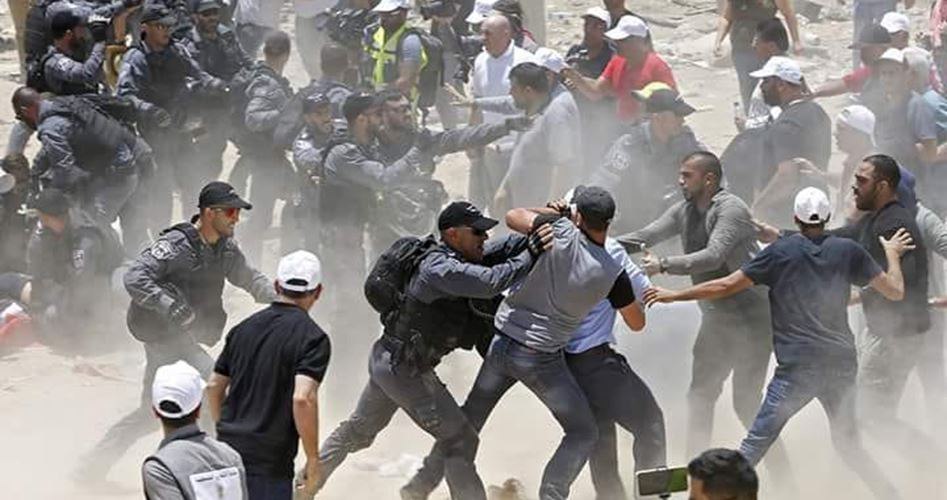 35 إصابة و8 معتقلين دفاعا عن الخان الأحمر  بالقدس المحتلة