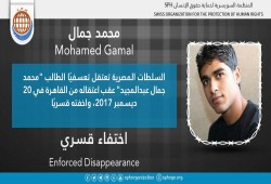 مائة يوم على اختفاء الطالب محمد جمال قسريًّا بالشرقية