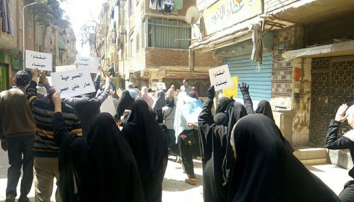 بالصور.. مسيرة ثوار الهرم فى بداية أسبوع "صمود الحرائر"