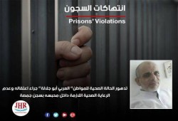 تدهور خطير لحالة المعتقل العربي أبو جلالة بسجن جمصة