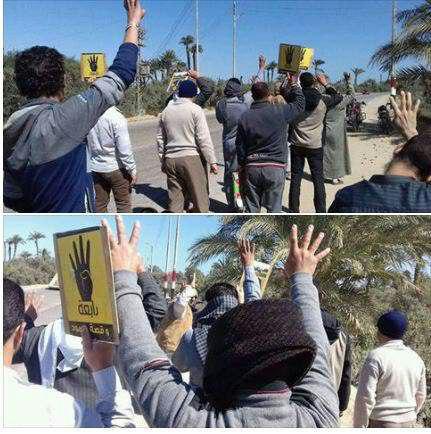 ثوار الفيوم ينتفضون للمطالبة بعودة الشرعية وكسر الانقلاب