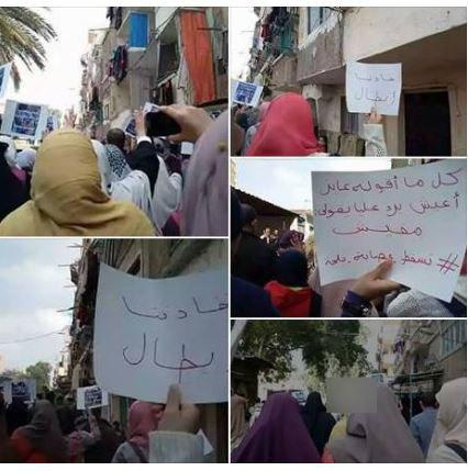 ثوار الإسكندرية ينتفضون ضد جرائم العسكر