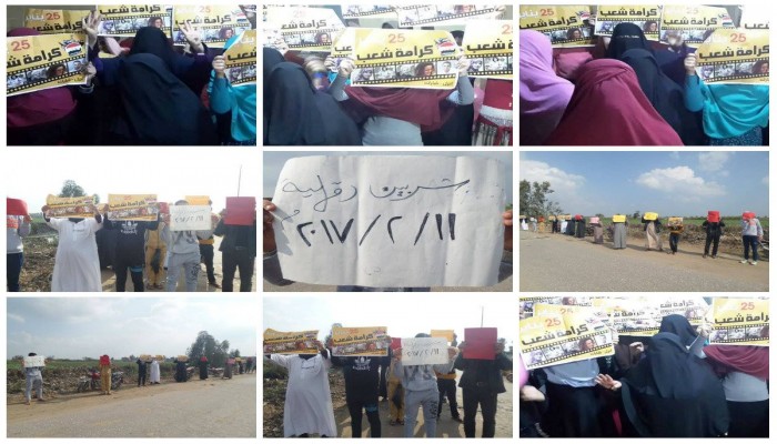 ثوار الدقهلية ينتفضون في ذكرى خلع مبارك