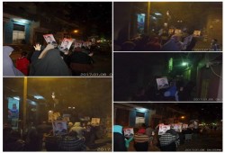 "يناير يجمعنا" تعلو بقرية الرئيس مرسي بالشرقية بمسيرة ليليلة