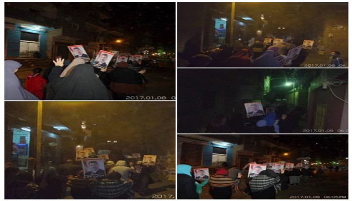 "يناير يجمعنا" تعلو بقرية الرئيس مرسي بالشرقية بمسيرة ليليلة