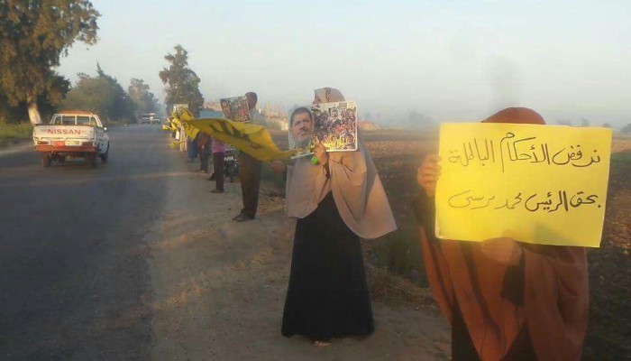 ثوار فاقوس يرفضون أحكام العسكر