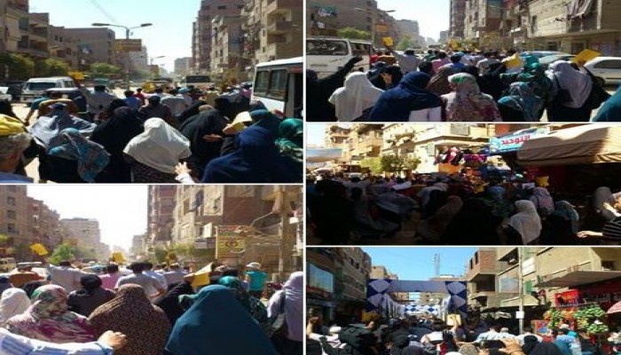 الجيزة: ثوار بولاق الدكرور يواصلون حراكهم ضد الانقلاب