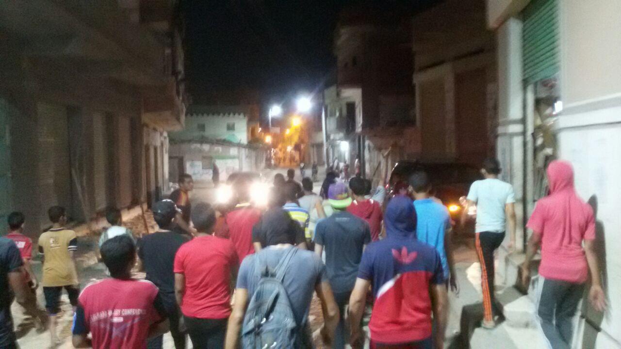 "نهضاوي"  بالبحيرة ينتفضوا إحياء للذكري الثالثة لمذبحة "سيارة الترحيلات"