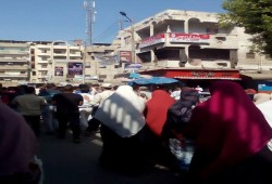 شباب دمنهور في مسيرة لإحياء ذكري مذبحة رمسيس