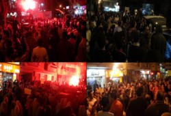 مسيرة مسائية بالبستان الجديد تطالب بإسقاط الانقلاب