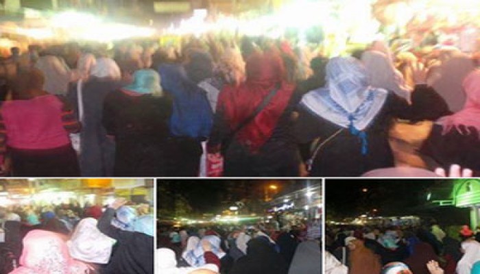 بالصور.. مسيرة ليلية لأحرار السيوف تندد بجرائم العسكر