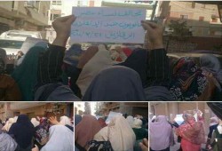 بالصور.. حرائر الزقازيق ينتفضن في أسبوع "حيوا أم الشهيد"