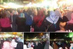 بالصور.. مسيرة  ليلية لأحرار السيوف تندد بجرائم العسكر