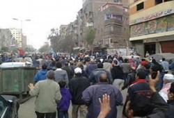 مسيرة حاشدة بكفر الدوار في جمعة "حيوا أم الشهيد"