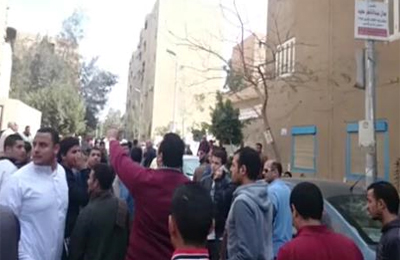 الانقلاب يحاصر "حي شاهين" بالمنيا لفض مسيرة حاشدة