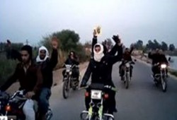 مسيرة دراجات بخارية مسائية بقرى "سمالوط" رفضًا للانقلاب