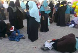 فيديو.. فريزنج لطالبات أزهر أسيوط ضد إعدام سامية شنن