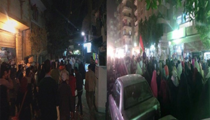 مسيرة حاشدة بأبشواي ضمن فعاليات "مصر مش للبيع"