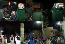 مسيرة ليلية بالعياط تهتف: "الانقلاب هو الإرهاب"