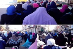 مسيرة نسائية بالمندرة تطالب بإنقاذ سامية شنن