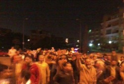 مظاهرة ليلية بمركز ببا رفضًا لبيع مصر للصهاينة