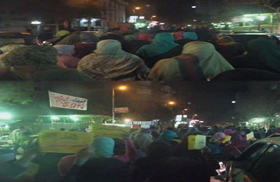 مسيرة حاشدة لثوار حلوان ترفض مؤتمر بيع مصر