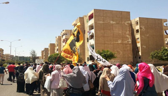 فيديو.. طلاب السادات يطالبون بتطهير القضاء من الفسدة