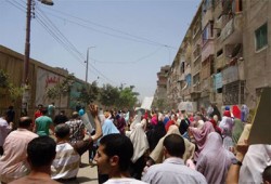 فيديو.. مسيرة حاشدة بكفر الدوار رفضًا لبيع مصر