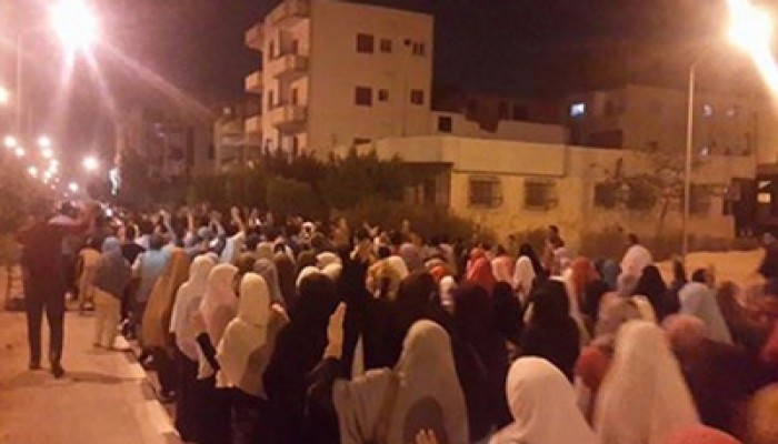 مسيرة ليلية بالسادات تهتف بالقصاص للشهداء والمعتقلين