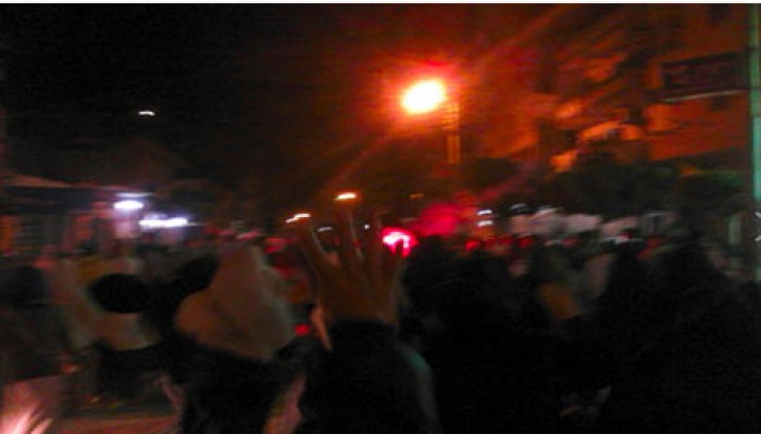 فيديو.. مسيرة ليلية بالإسماعيلية تختتم "الإرهاب صناعة الانقلاب"