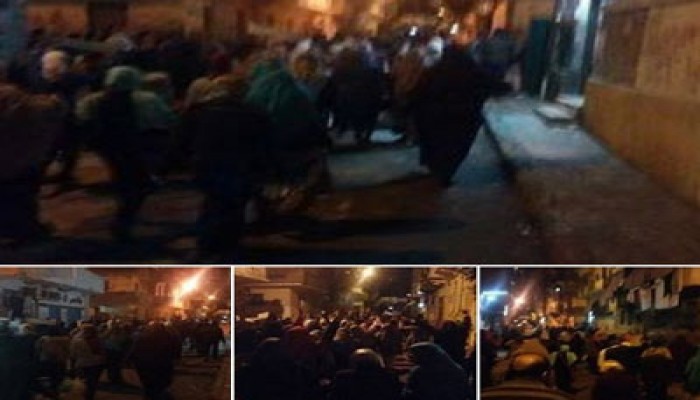 بالصور.. مسيرة ليلية بالورديان رفضًا للانقلاب الدموى