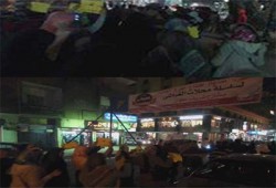 بالصور.. مسيرة حلوان تهتف بإسقاط الانقلاب